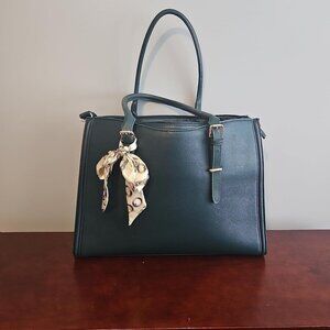 Laptop Bag for Women 15.6 inch Leather Laptop Tote Bag Waterproof Work Bag